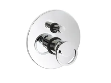 SMILE 5730050 - Recessed shower mixer with diverter with plate by QD Magistro Lab - view 2